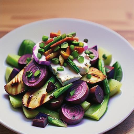 Lamb cutlets with roast beetroot salad & caraway dressing