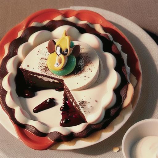 Vanilla Cream and Chocolate Wafer Pie