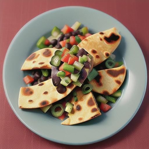 Chipotle and black bean quesadillas