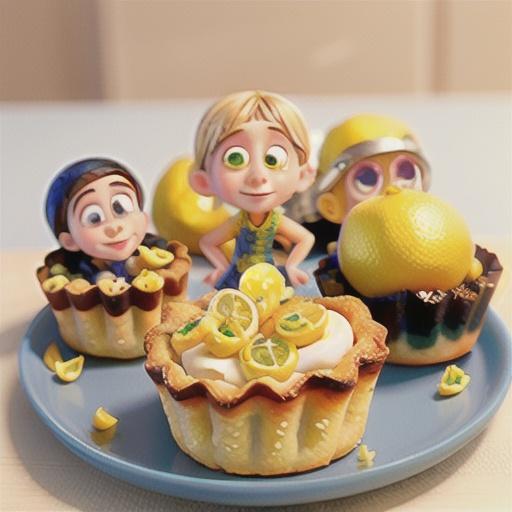 Tiny Lemon Gem Tarts