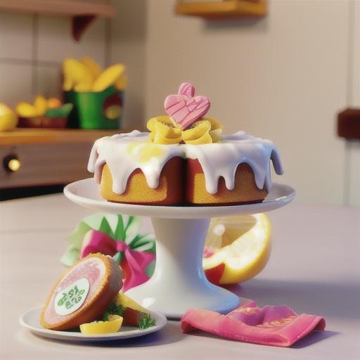 Baby lemon drizzle cakes