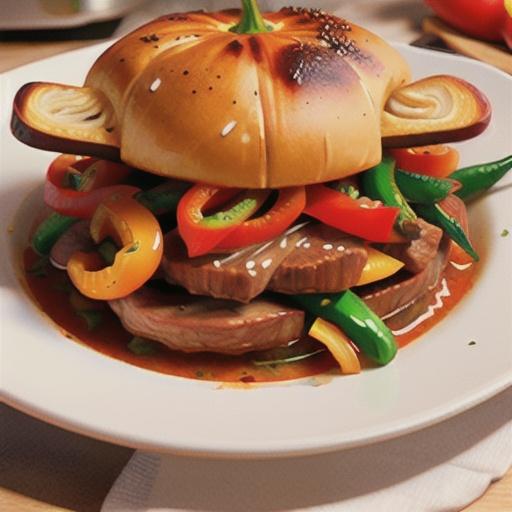 Slow Cooker Italian Chuck Roast with Peppers and Onions