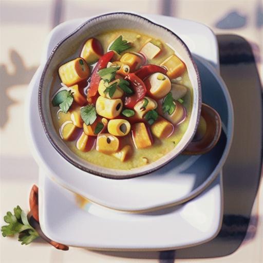 Vegan Corn Chowder with a Kick