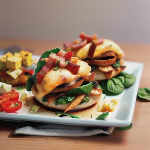 Stuffed Chicken Breast with Bacon, Tomato, and Cheese