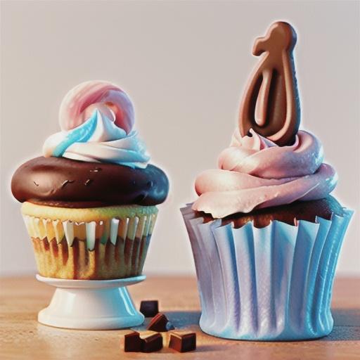 Vanilla Cupcakes with Milky Way™ Frosting