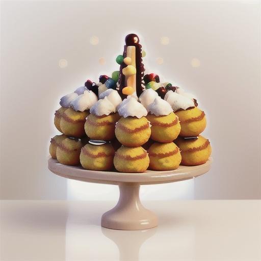 Croquembouche wreath