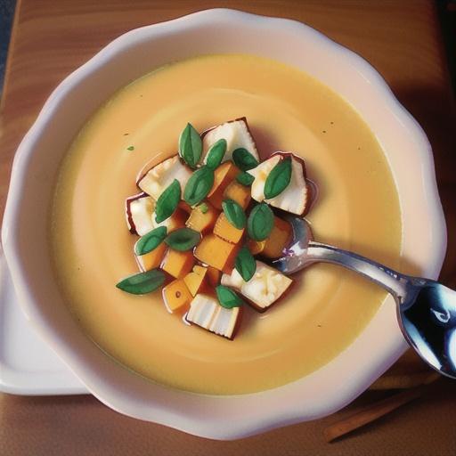 Vegan Sweet Potato-Cauliflower Soup