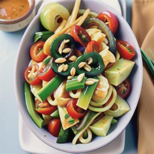 Thai Noodle Salad with Peanut Sauce