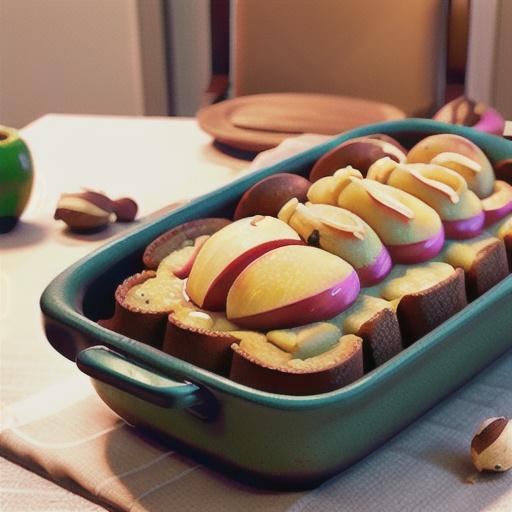 Apple and hazelnut loaf