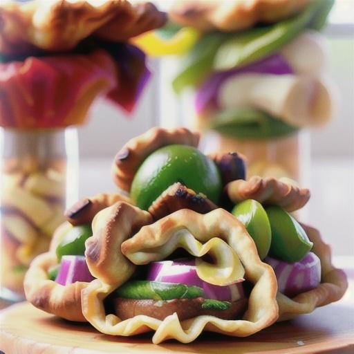 Beef and vegetable filo pies