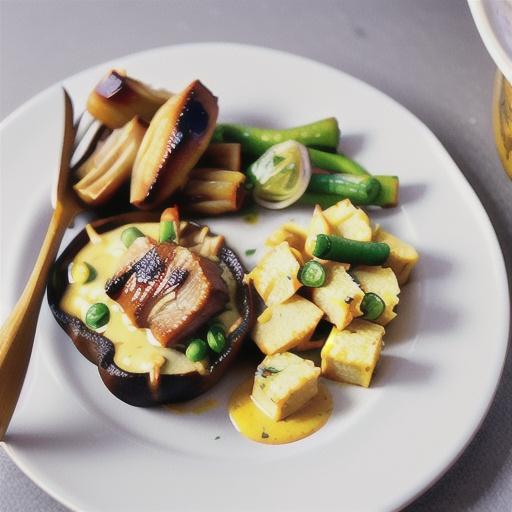 Lamb mini-roast with grain mustard crust