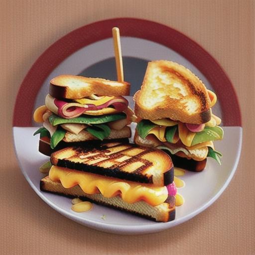 Grilled Cheese and Tomato Sandwiches