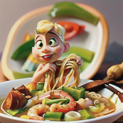 Shrimp Noodle Soup