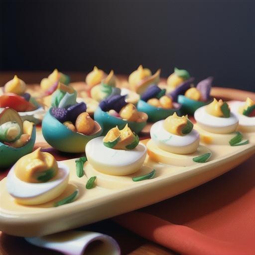 Creamy Cajun Deviled Eggs