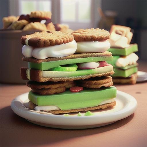 Key Lime Pie Sandwich Cookies