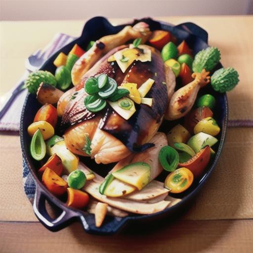 Roast Chicken with Vegetables