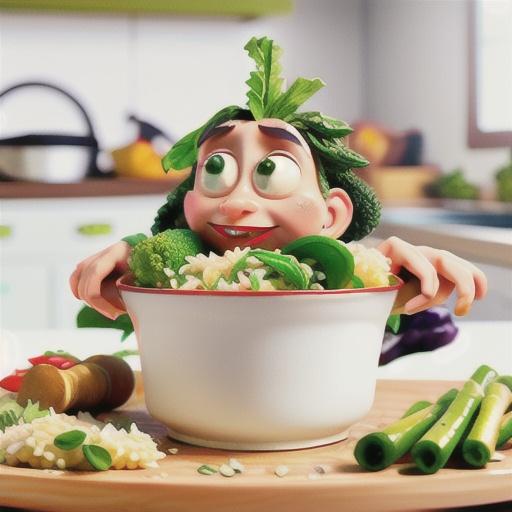 Spring vegetable risotto