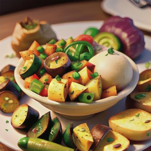 Ranch Baked Potatoes and Vegetables