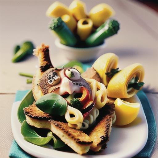 Lemon and herb chicken schnitzels