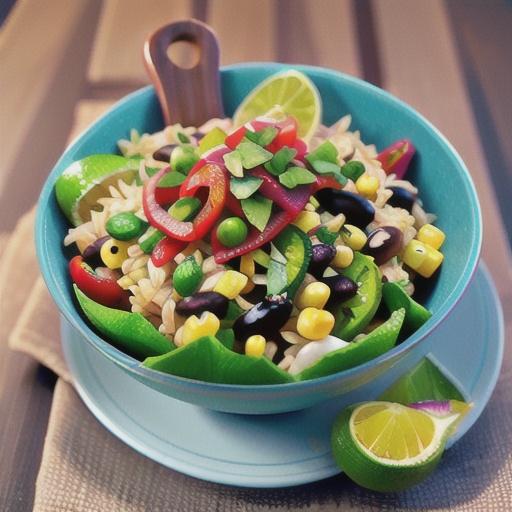 Mexican Bean and Rice Salad