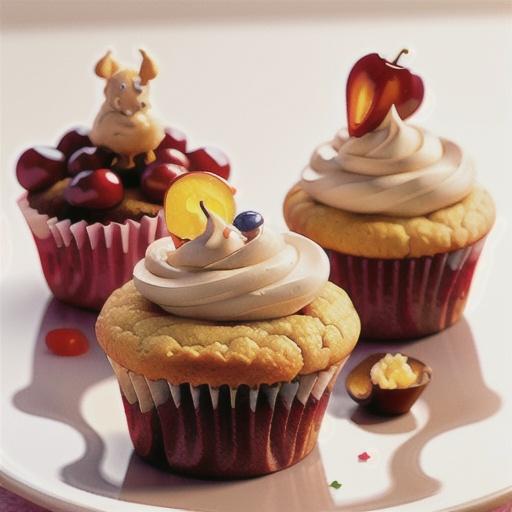 Cherry Cobbler Cupcakes