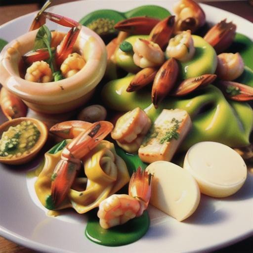 Garlic Shrimp with Three Cheese Tortellini