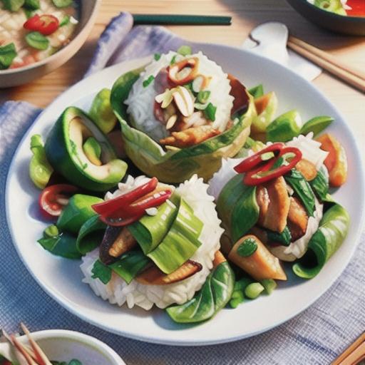 Chicken san choy bau