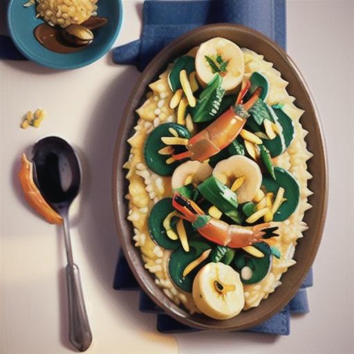 Banana prawn risotto recipe