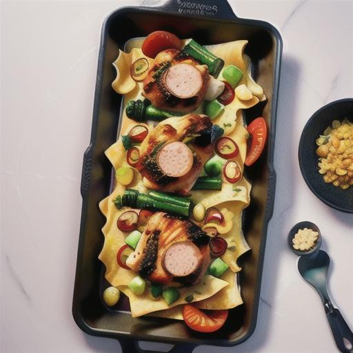 Tarragon chicken tray bake