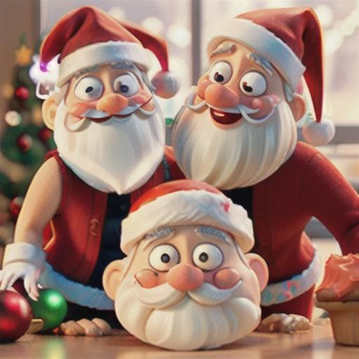 Santa-on-a-Stick Cookies