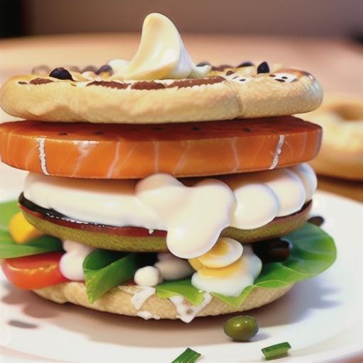 Nova Lox Everything Breakfast Bagel