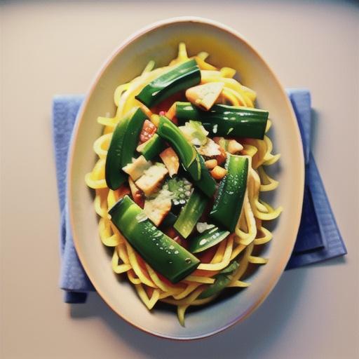 Spaghetti Squash and Chard Sauté