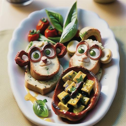 Lamb chops with sundried tomato and basil butter