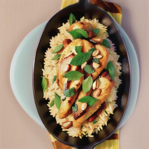 Indian curried chicken and rice