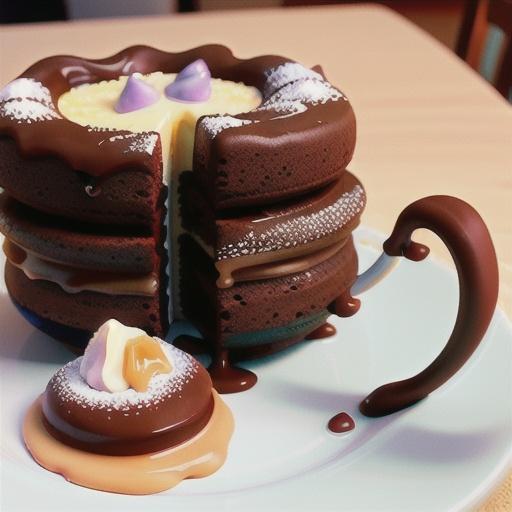 Mexican Chocolate/Salted Caramel Cake in a Mug