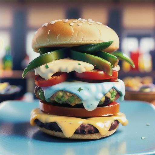 Jalapeno-Blue Cheese Burgers