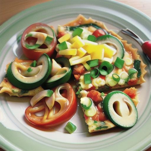 Leftover spaghetti frittata