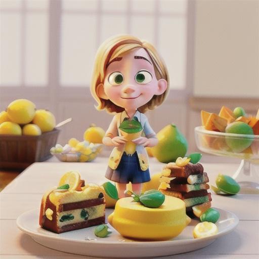 Gluten-free lemon and passionfruit cakes