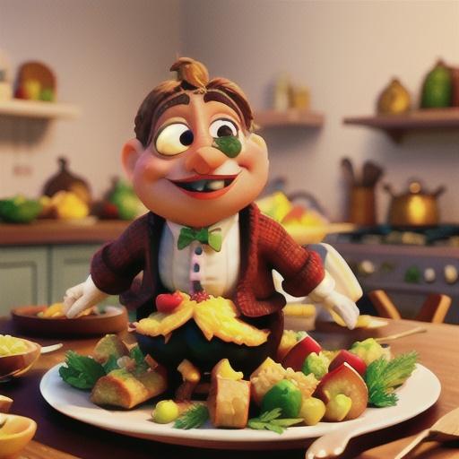 Turkey with apple and raisin stuffing