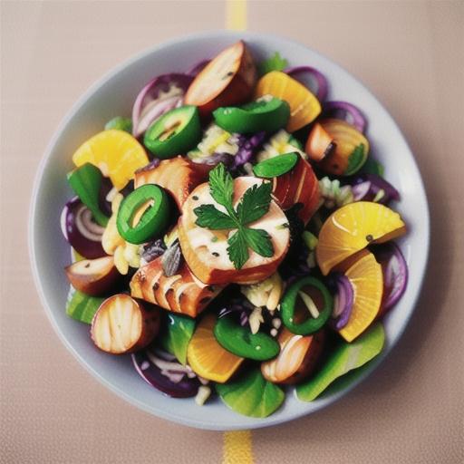 Speedy wild rice and salmon salad recipe