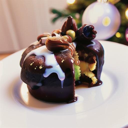 Sticky date Christmas pudding