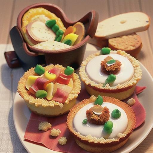 Savory Breakfast Mini Cheesecakes