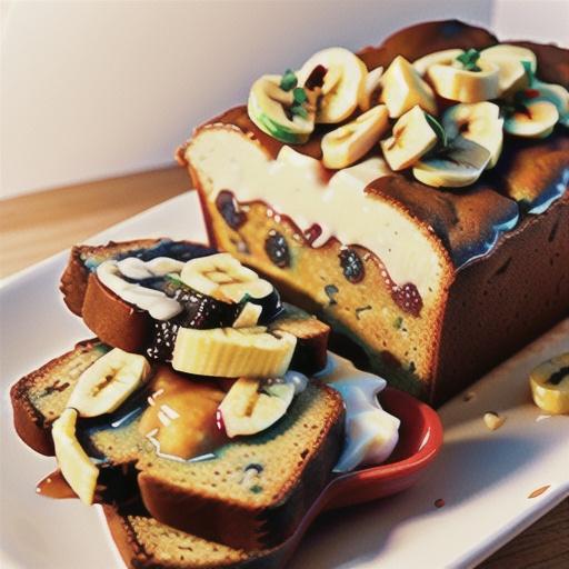 Almost No Fat Banana Bread