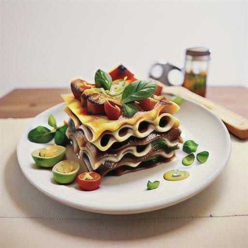 Vegetarian mexican lasagne