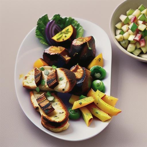 Tandoori lamb cutlets with crispy naan and mango salsa