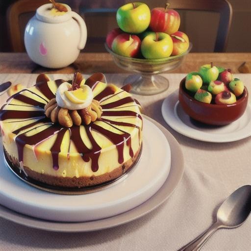 Fresh Caramel Apple Cheesecake