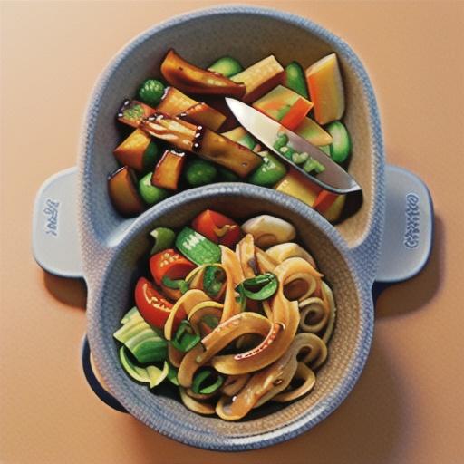 Chicken chow mein dinner bowl