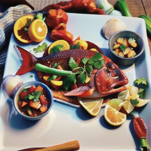 Baked Whole Red Snapper