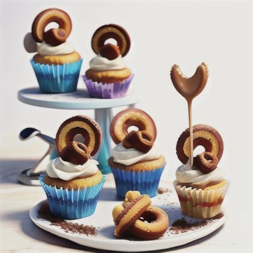 Churros cupcakes