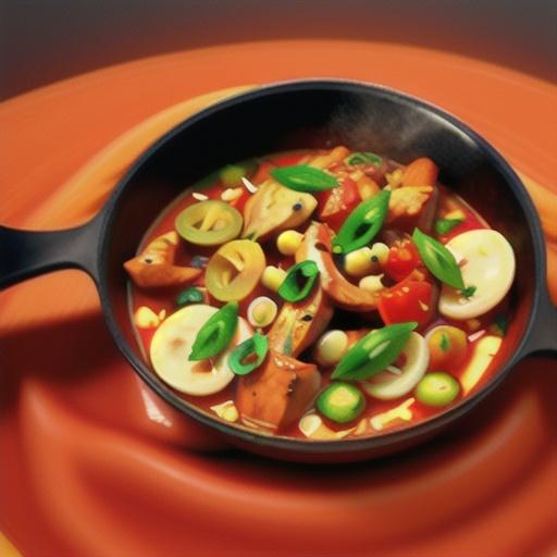 Mom's Spicy Chicken Tomato Stew